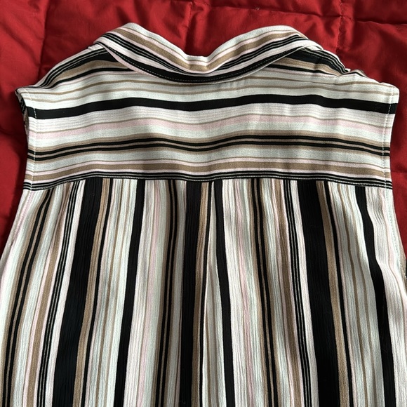 Long sleeveless shirt, striped M - Picture 4 of 4
